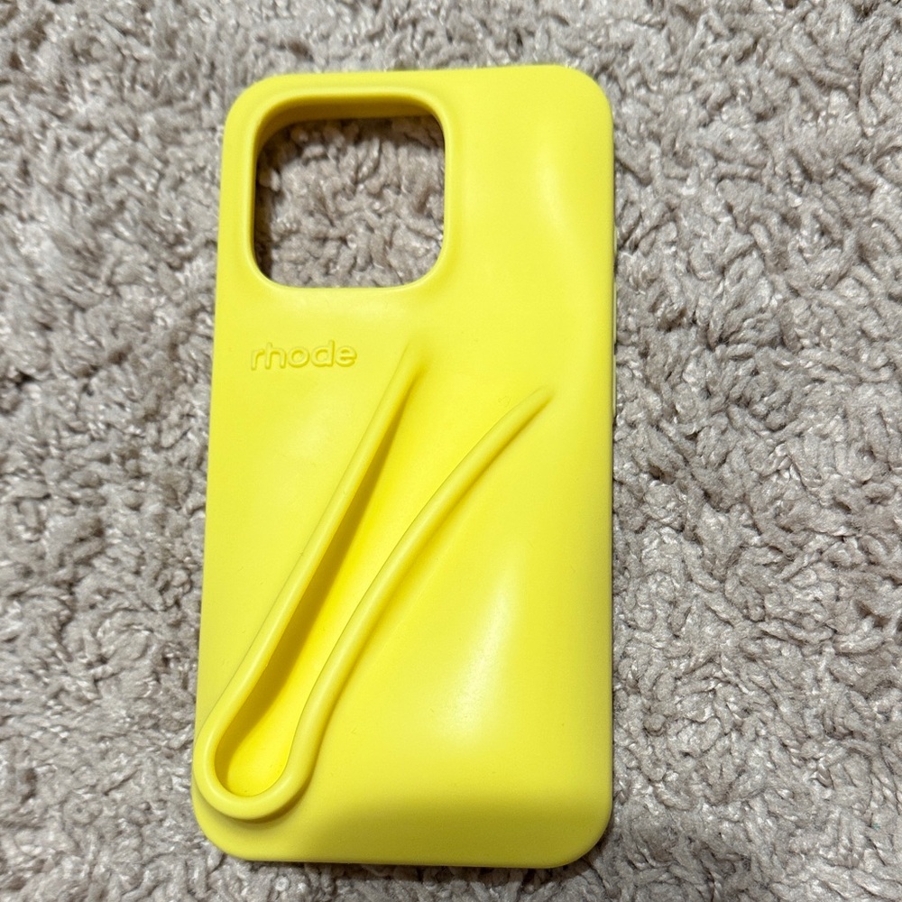 RHODE Vibrant Yellow iPhone 15 pro case
